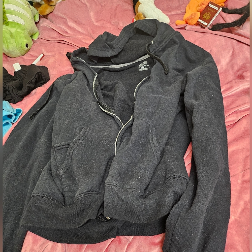 Black Zip up Jacket
